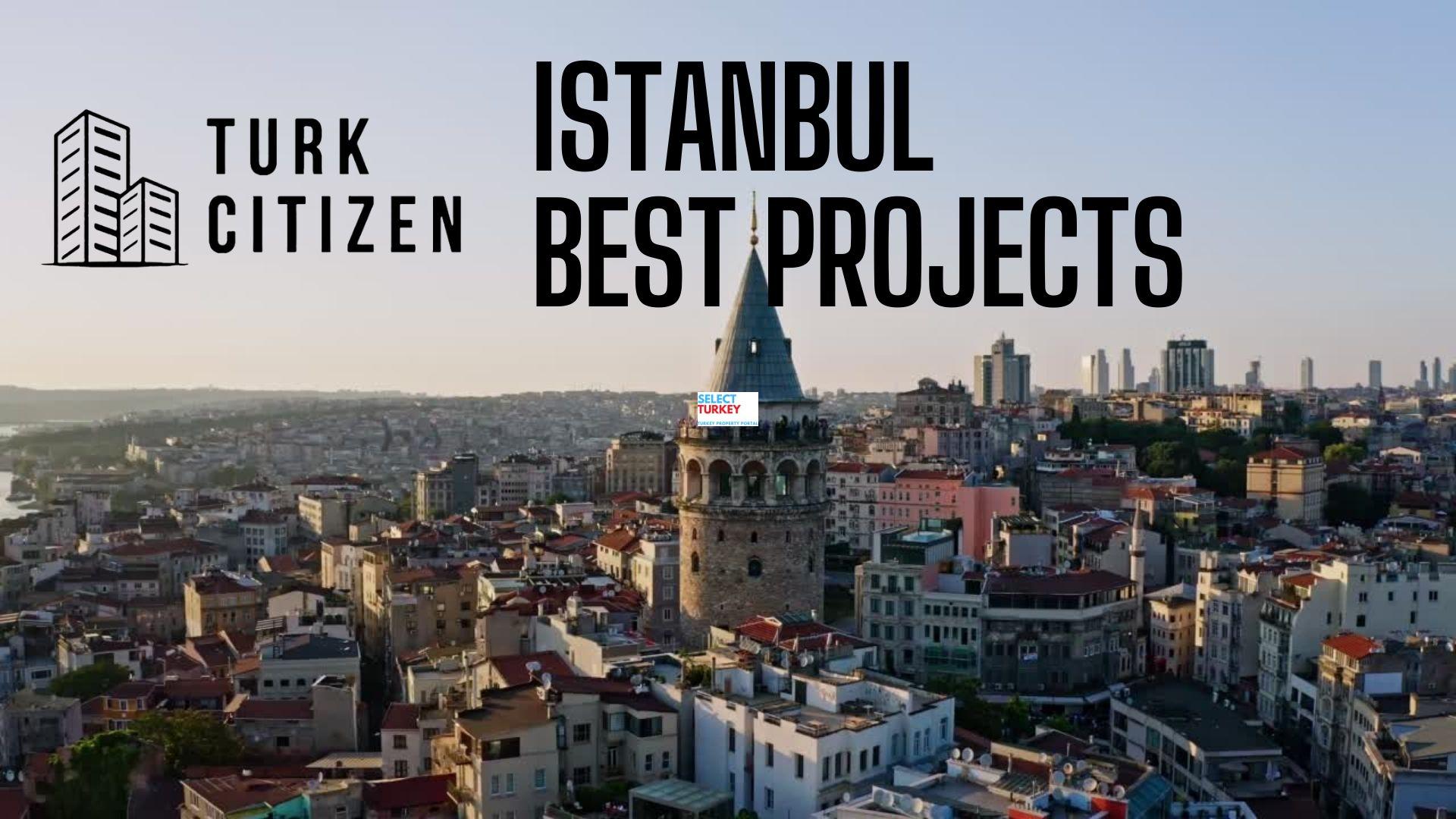 Istanbul's best projects in 2025: a dynamic cityscape featuring modern high-rise buildings, innovative architectural designs, and vibrant urban development.
