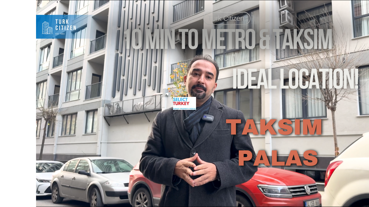 Taksim Palas luxury property in Istanbul showcasing modern design, premium amenities, and an iconic location near Taksim Square.