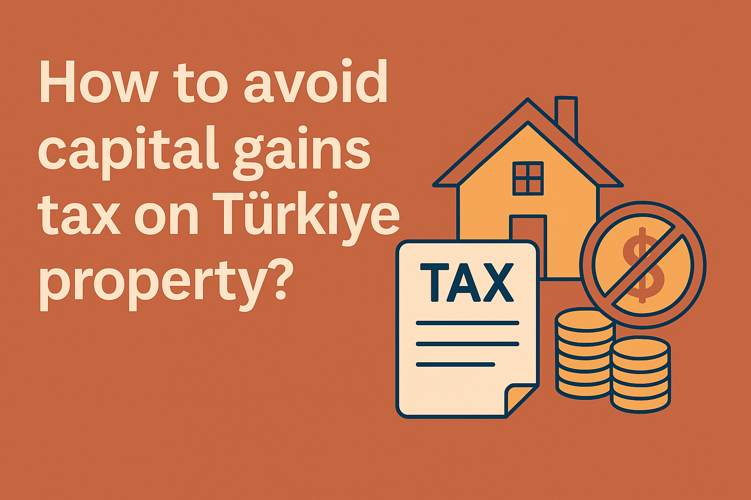 How to avoid capital gains tax on Türkiye property?