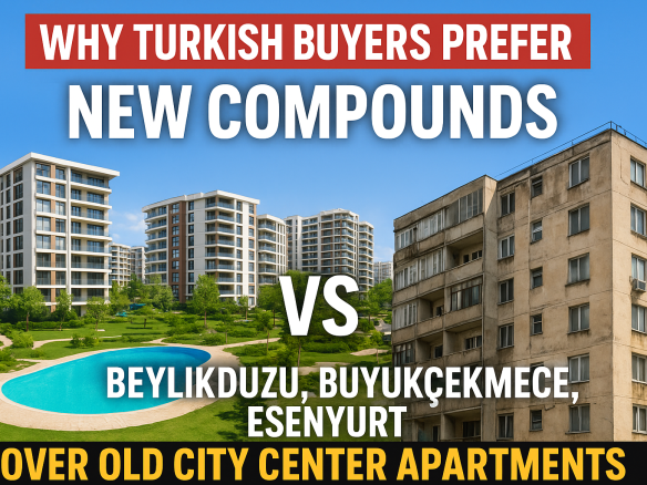 Why are Turkish buyers moving to Beylikdüzü, Büyükçekmece, and Esenyurt?